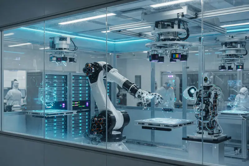 Robotics and AI research lab with advanced automation in Shenzhen — Latest Byte China deep tech tour